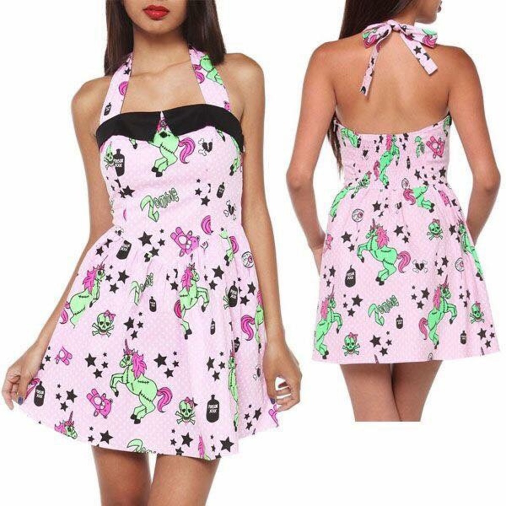 Hell Bunny Zombie unicorn dress